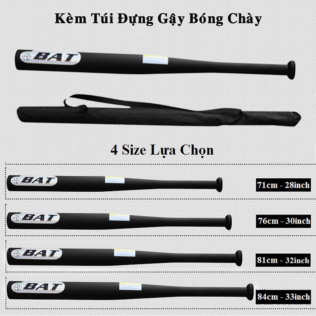 Gậy bóng chày dài 81cm (32inch) chọn màu có tặng kèm túi đựng cao cấp chất liệu hợp kim chính hãng dododios