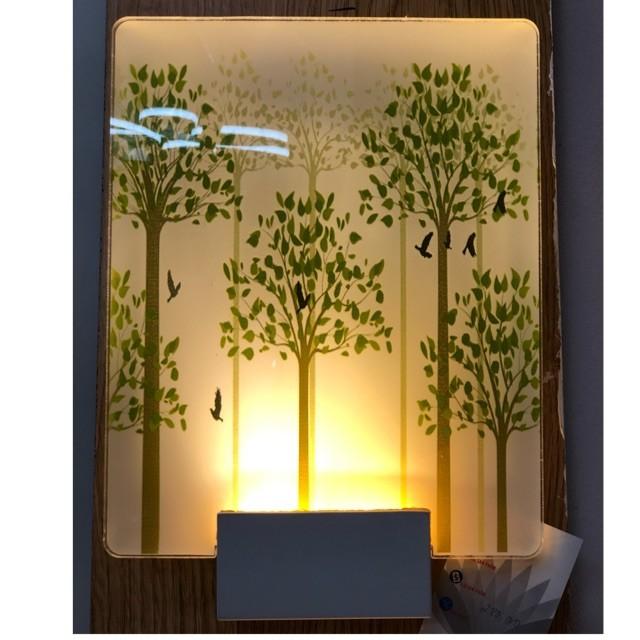 Đèn tường led hình cây, đèn trang trí, đèn phòng khách, đèn phòng ngủ, lối đi cầu thang, ban công