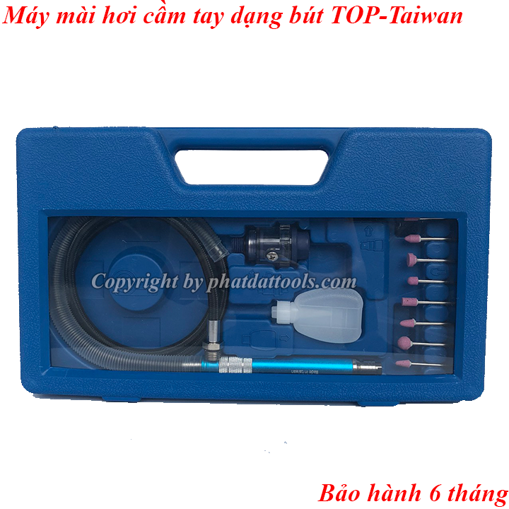 Bộ máy mài hơi cầm tay dạng bút TOP - Made in Taiwan - Bảo hành 6 tháng