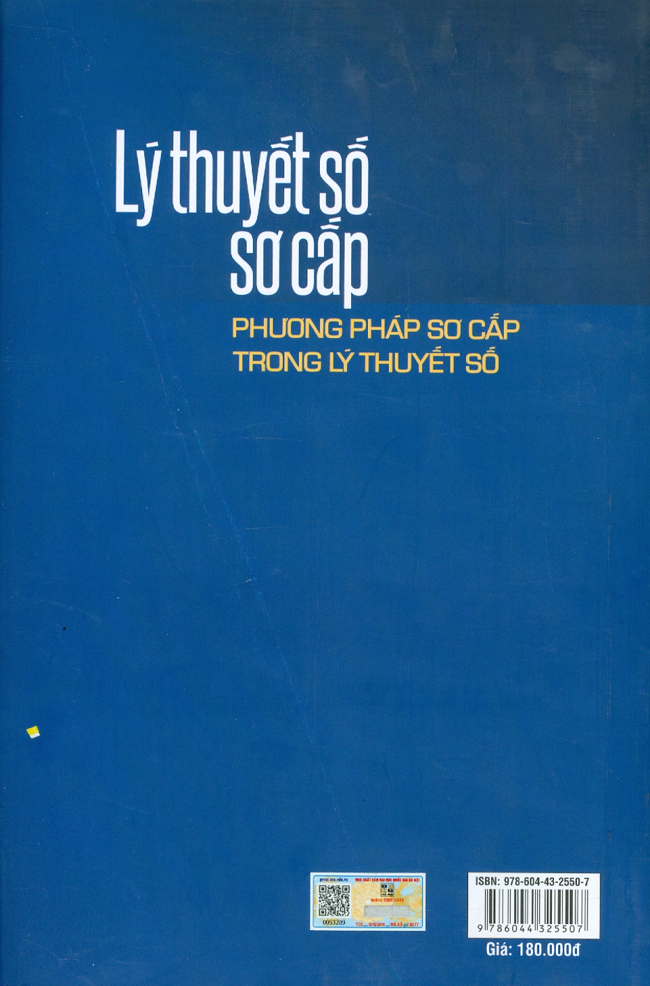 LÝ THUYẾT SỐ SƠ CẤP - Phương Pháp Sơ Cấp Trong Lý Thuyết Số - Ngô Bảo Châu, Đỗ Việt Cường - NXB Đại Học Quốc Gia Hà Nội