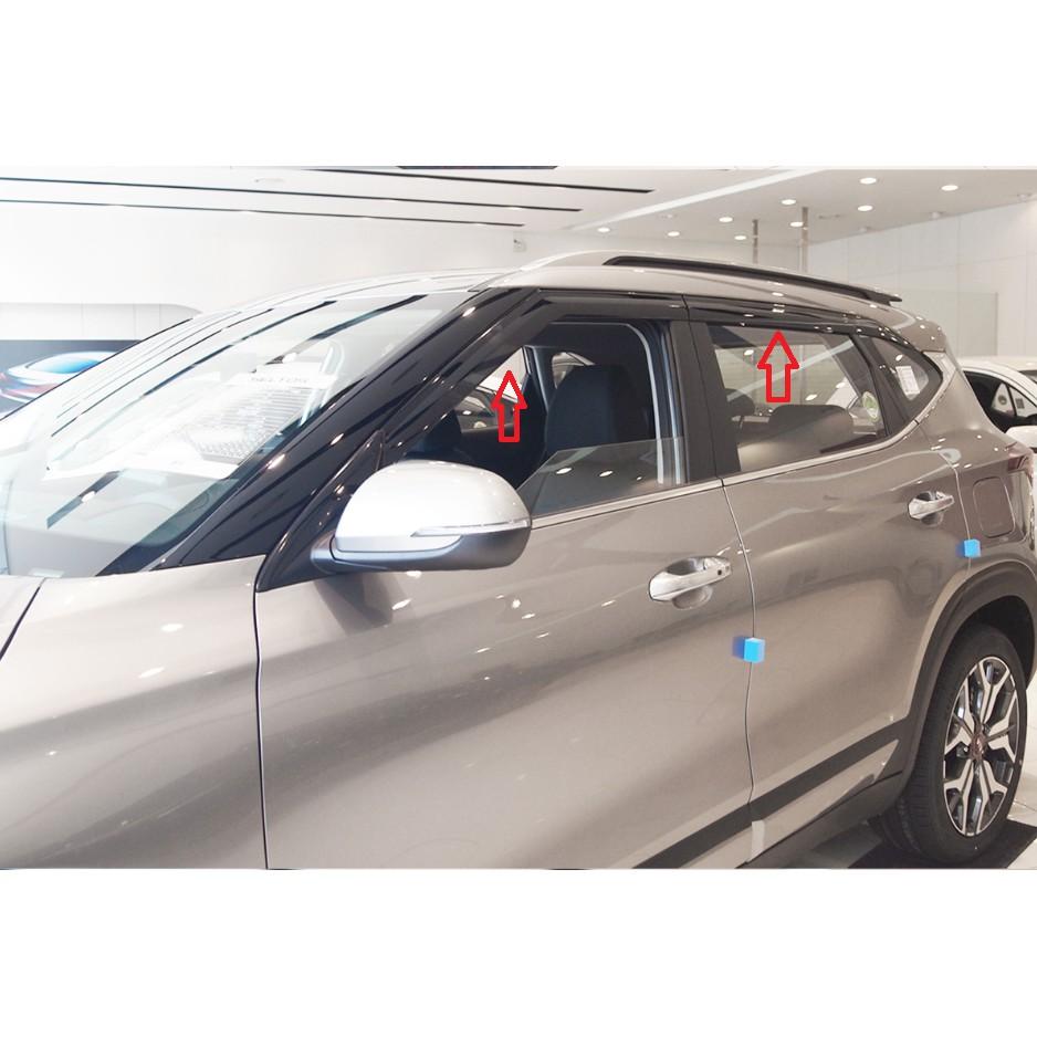 Vè mưa nhựa đen cho xe Kia Seltos Cao Cấp Korea
