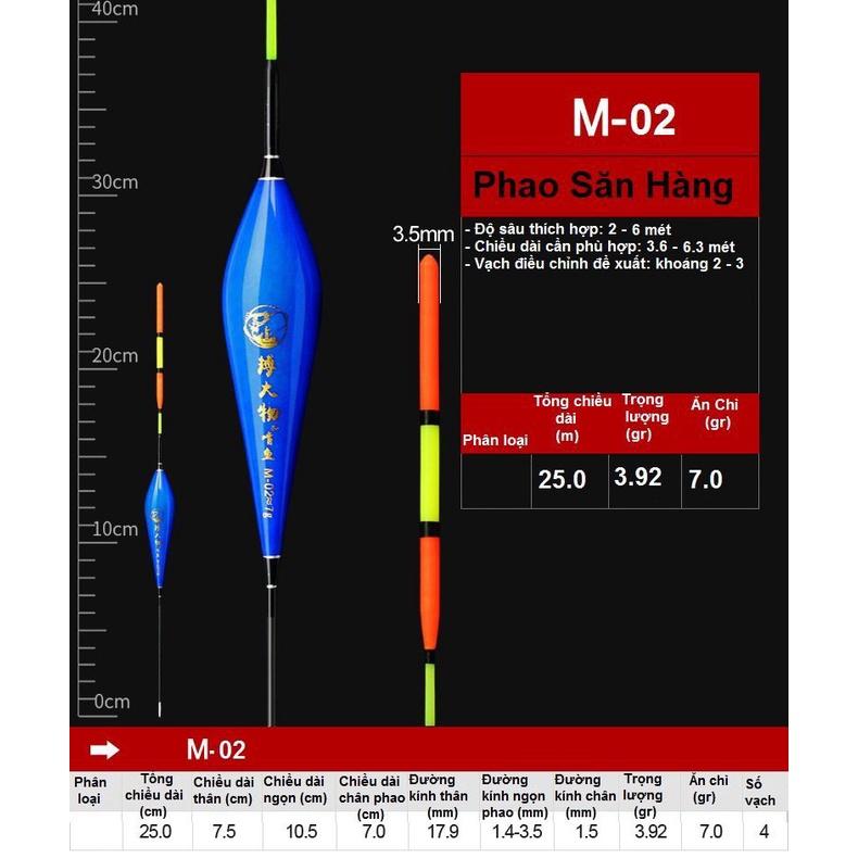 Phao săn hàng chuyên nước nông tải chì cao tới 12g