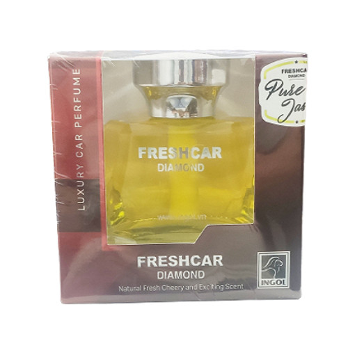 Nước hoa xe hơi Freshcar Diamond - chai 100ml hương thơm thảo mộc thiên nhiên