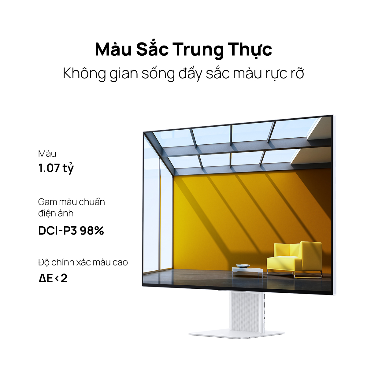 Màn Hình HUAWEI MateView | Màn Hình 4K+ Trung Thực | Kết Nối Không Dây | HUAWEI Smart Bar | Hàng Chính Hãng