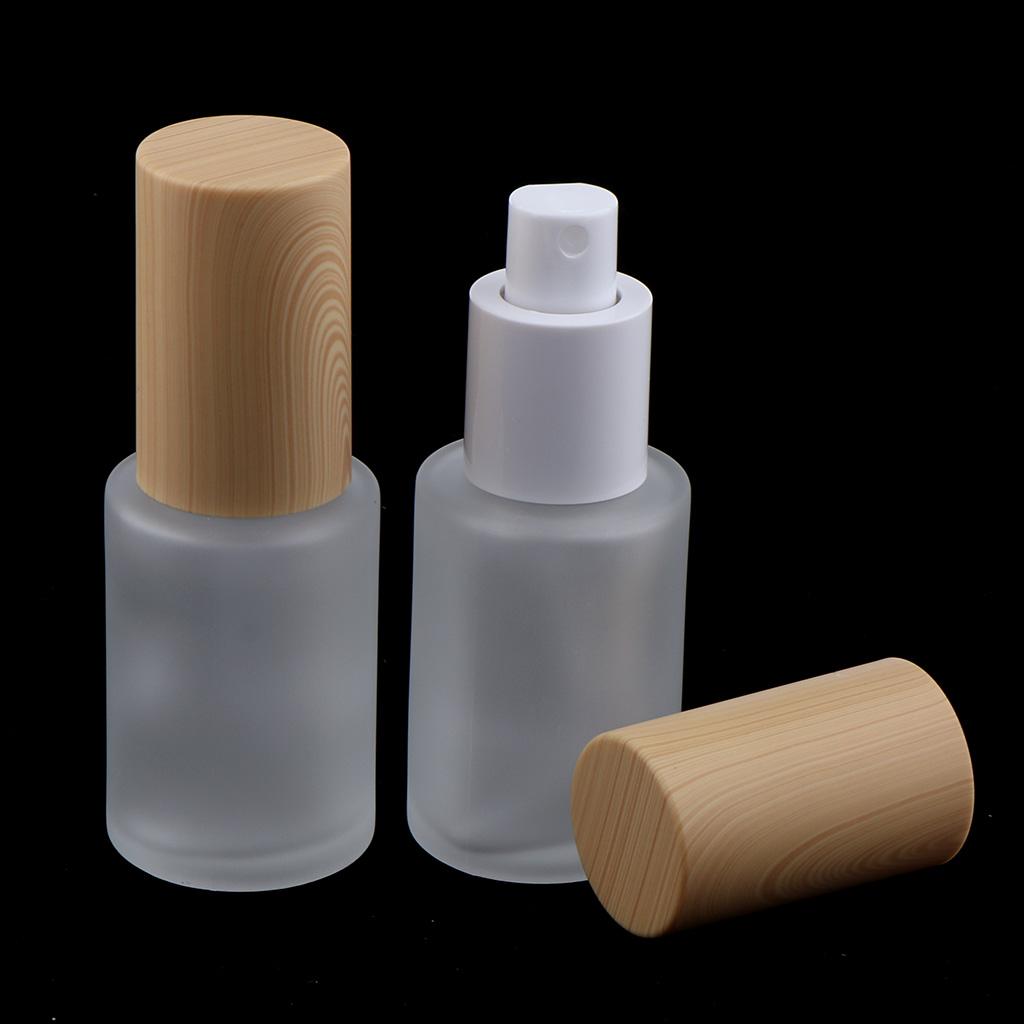 2x Nước Hoa Thủy Tinh Chai Rỗng Chai Phun Phun Du Lịch