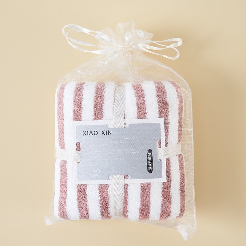 Combo 3 - Khăn mặt siêu thấm chất liệu 100 cotton siêu mềm mại thoải mái - 87101