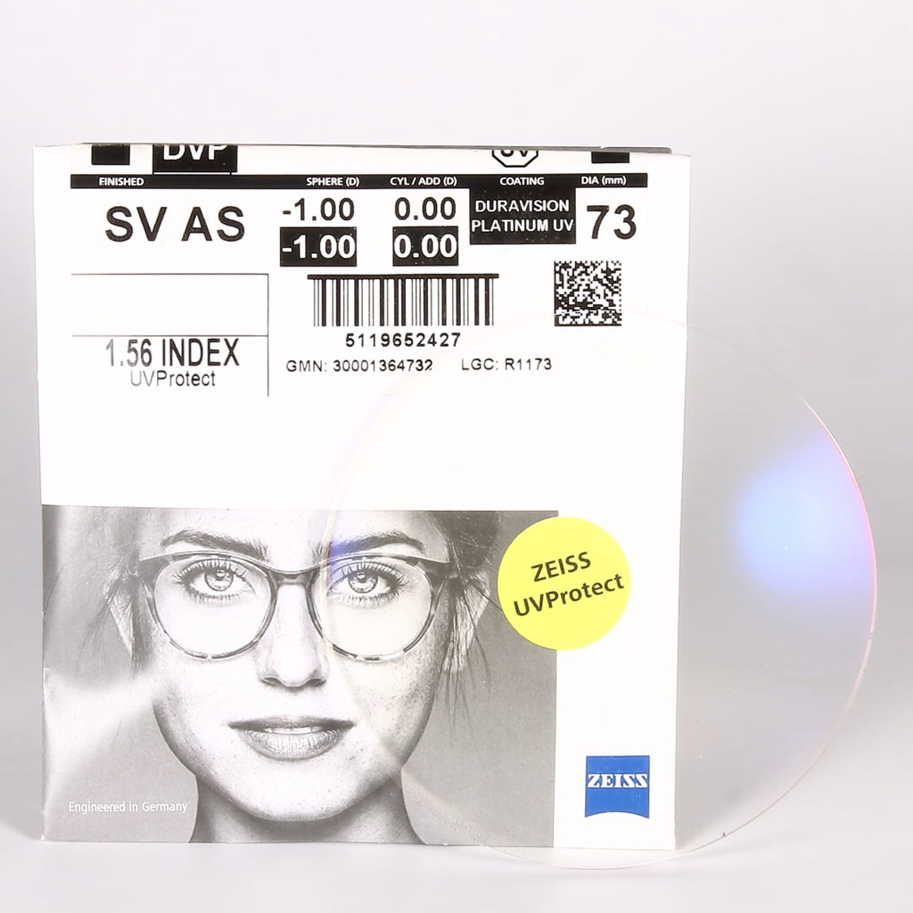 Tròng kính Zeiss DuraVision BlueProtect UV