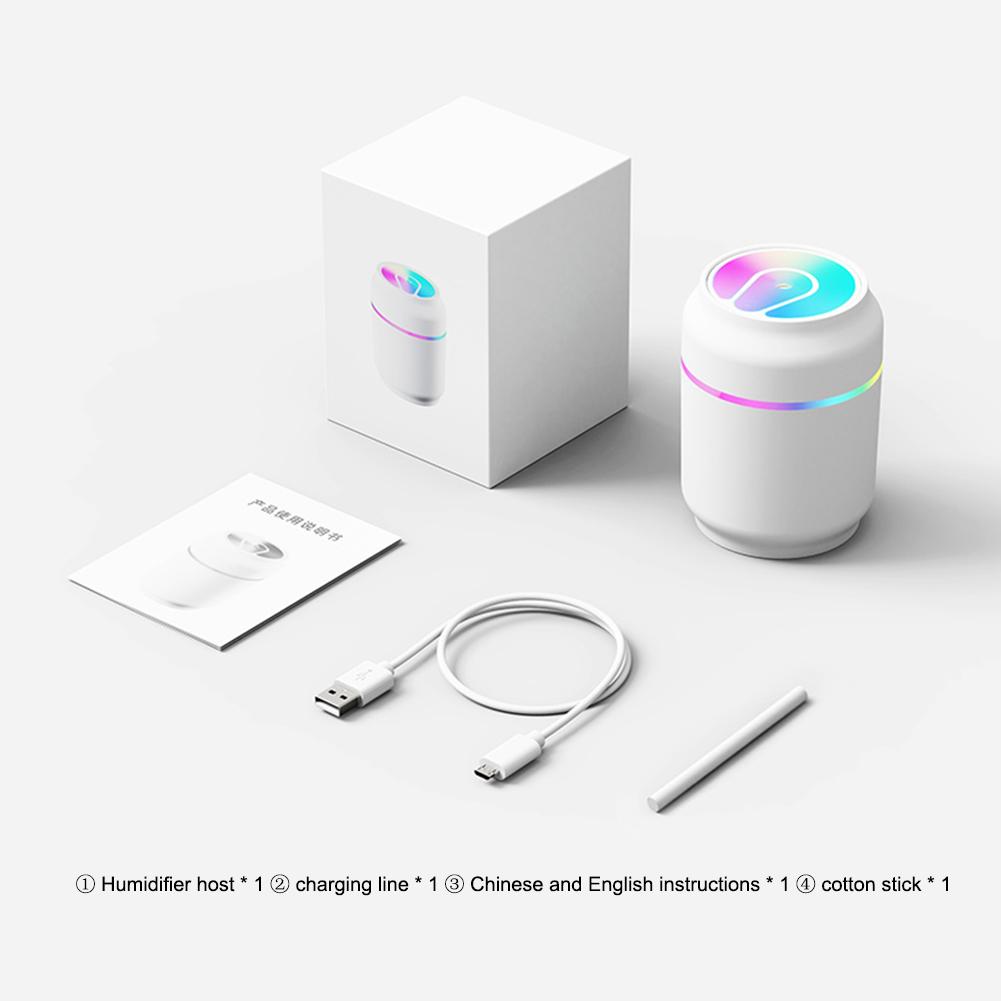 Máy Phun Sương Tạo Ẩm Không Khí Cho Nhà Máy Phun Sương Tạo Độ Ẩm Hương Thơm Khuếch Tán USB Máy Lọc Máy Khuếch Tán Tinh Dầu Phun Sương Tạo W/LED Ban Đêm ánh Sáng