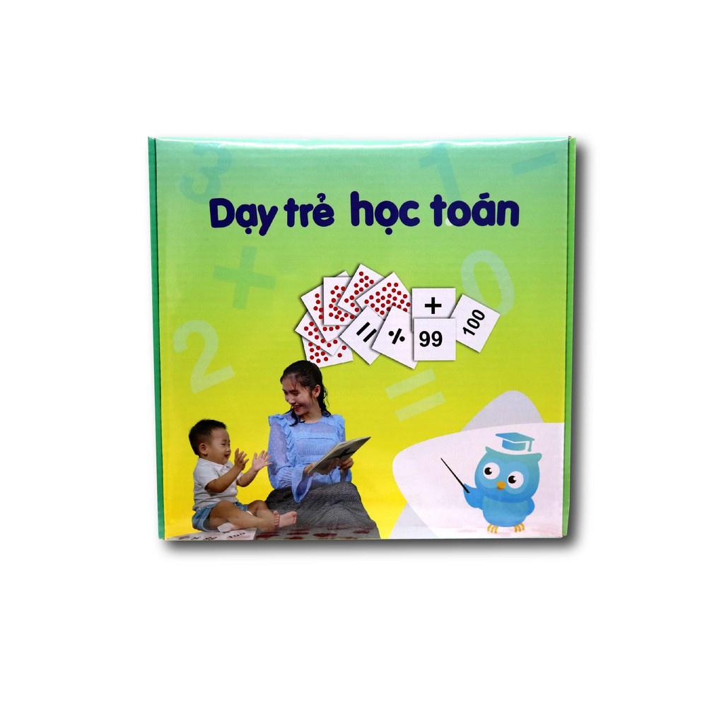 Flashcard - Thẻ học thông minh Dạy Trẻ Học Toán chuyên sâu(hộp 109 thẻ) Theo Phương Pháp Glenn Doman Hoa Kỳ