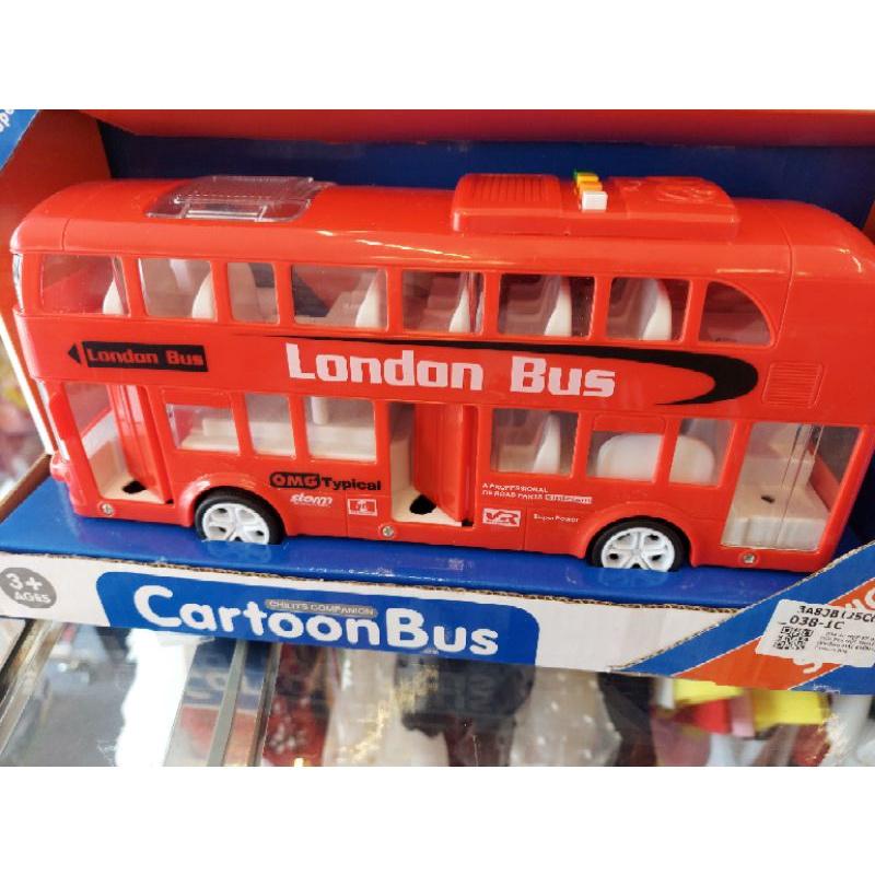 038-1C Xe Buýt Đồ Chơi -London Bus - Có Nhạc, Đèn | Vinh Đồ Chơi