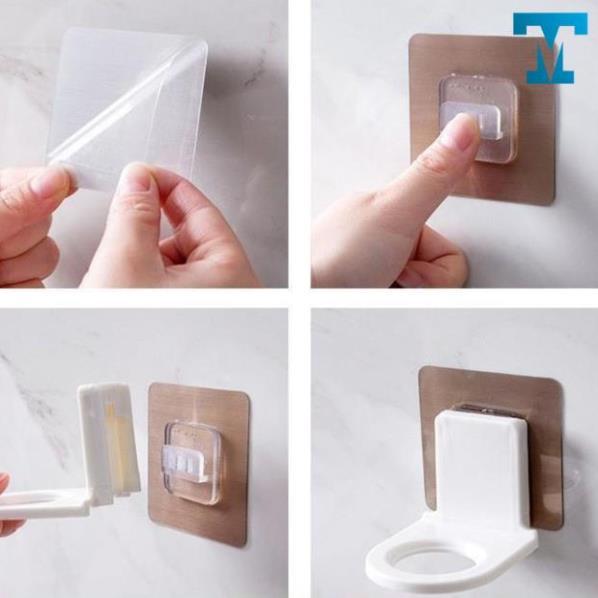 Móc Dán Tường Treo Dầu Gội, Sữa Tắm, Nước Rửa Tay, Xà Phòng Trong Nhà Tắm