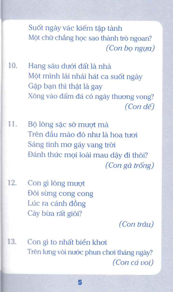 Câu Đố Tuổi Thơ (ND)