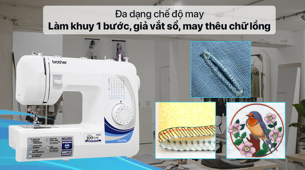 Máy May Brother GS2700 ( 51W) - Hàng chính hãng
