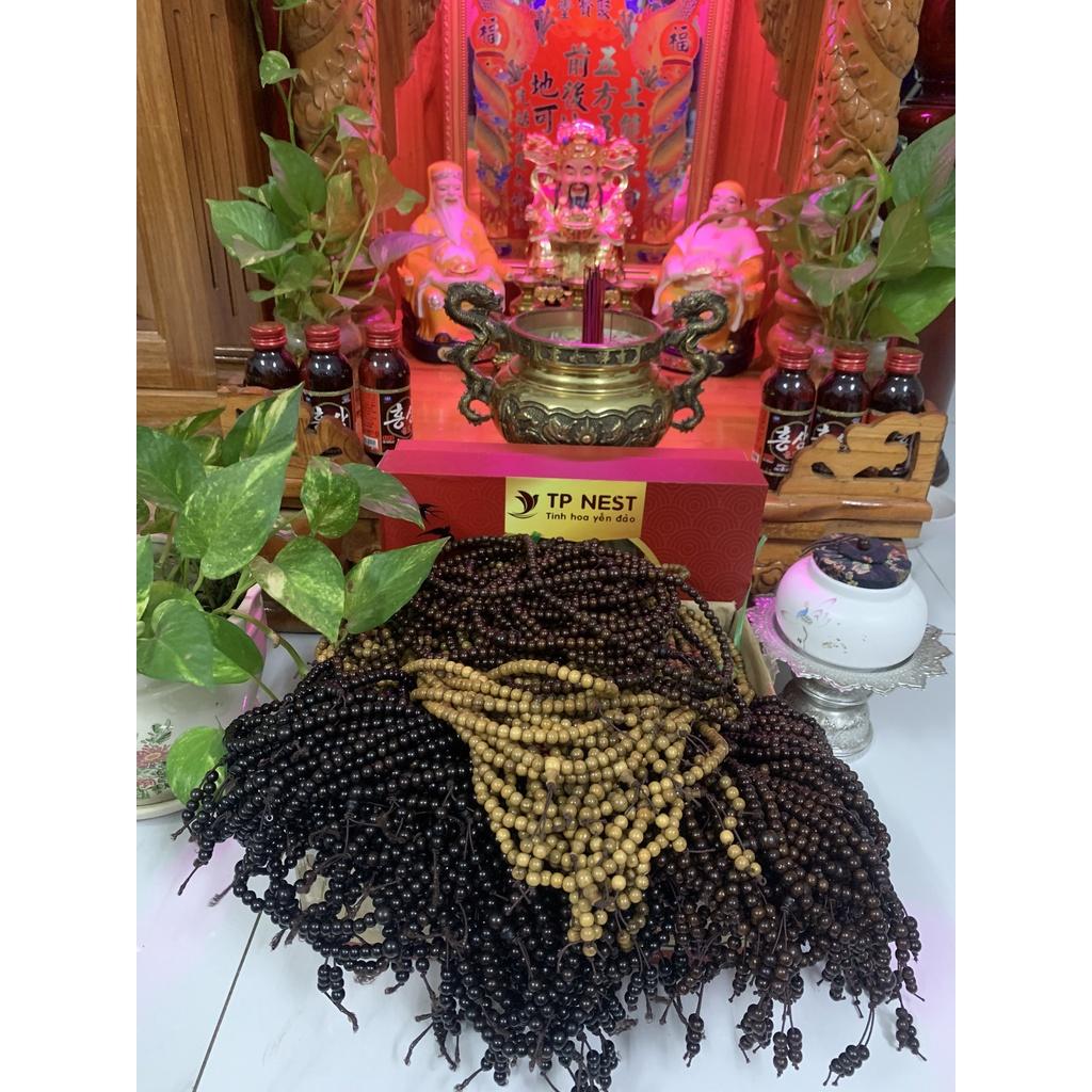 ĐỒ LAM ĐI CHÙA PHỐI HOA SEN THÊU CAO CẤP d6