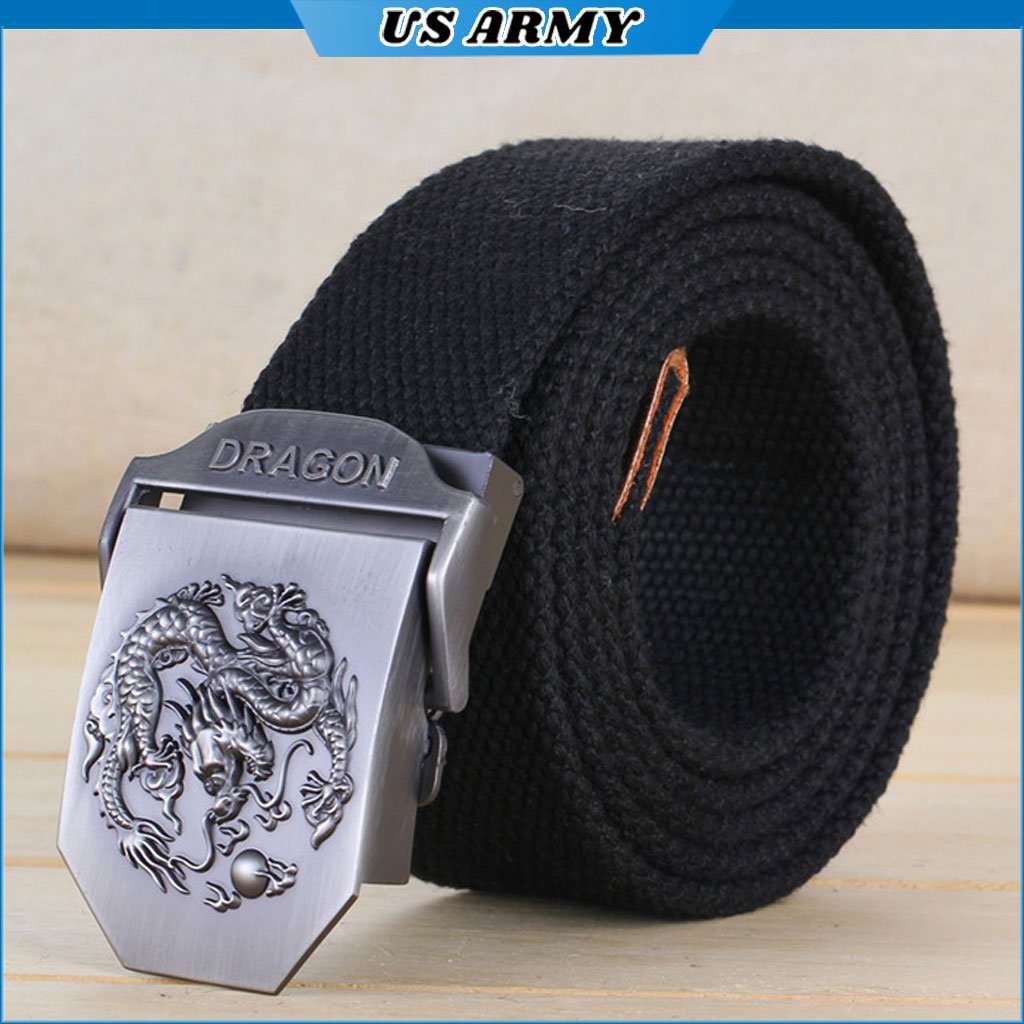 Thắt Lưng Nam Vải Dù U104 US ARMY cao cấp Phong Cách Lính Mỹ, Mặt Khóa Tăng Tự Động Chất Liệu Thép Không Gỉ, Dây Vải Dù Nhiều Màu Dây lựa chọn- HÀNG CHÍNH HÃNG
