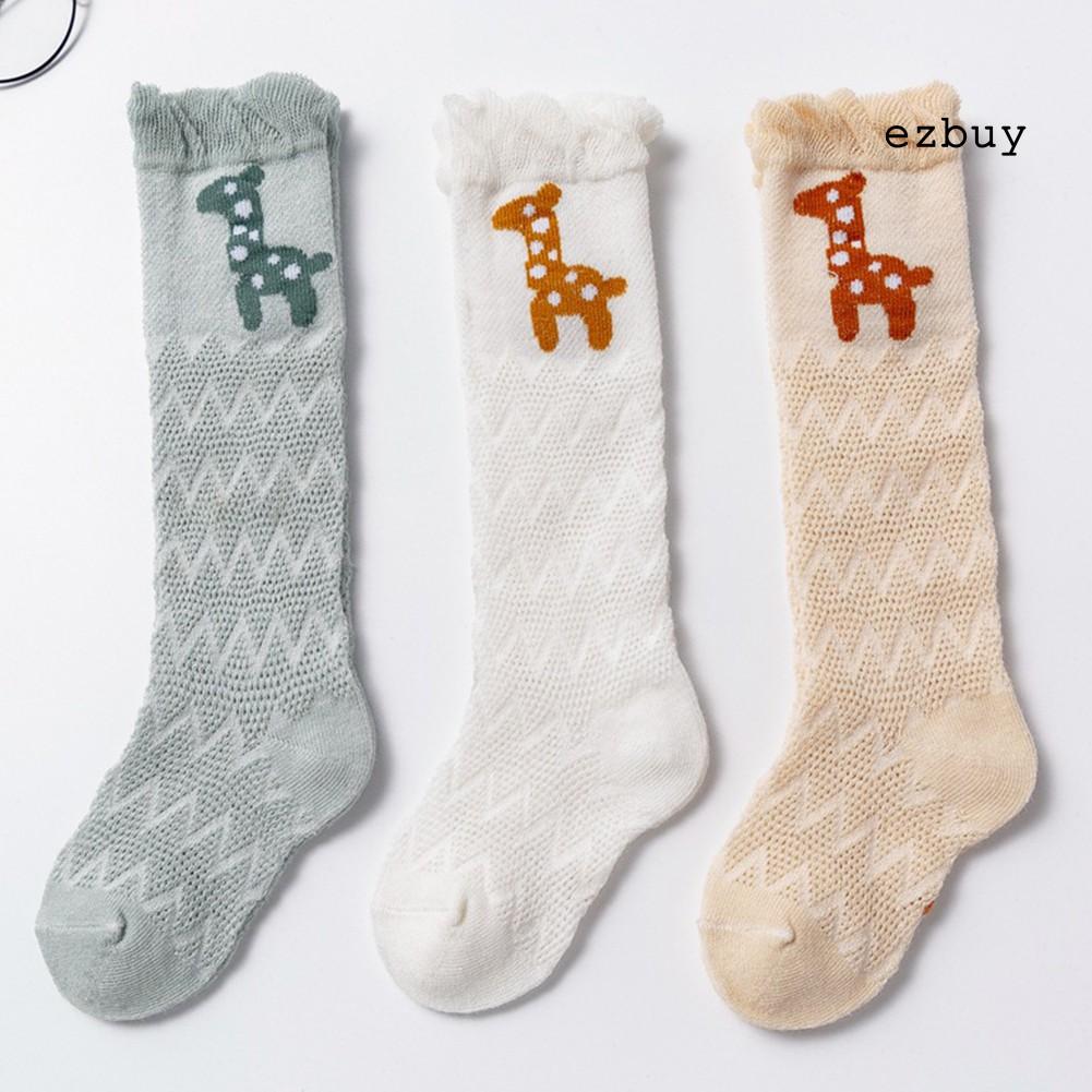 Set 3 Đôi Vớ Cotton Thoáng Khí Dễ Thương Cho Bé