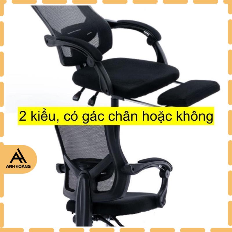 Ghế xoay lưới ngã lưng bản có gác chân Tân Hoà VN - Bảo hành 12 tháng mới