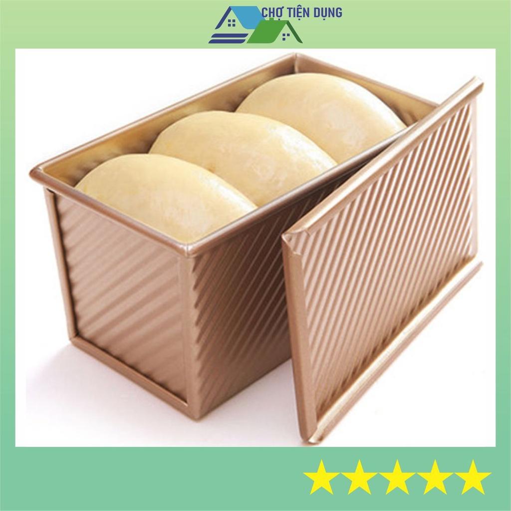 Khuôn Bánh Sandwich Chống Dính Dụng Cụ Làm Bánh Gối Có Nắp 450g Màu Vàng - SANDWICH450G