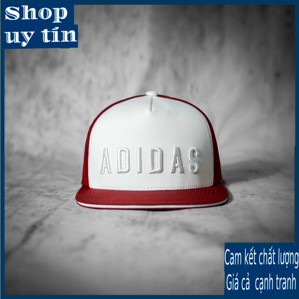 Freeship - MŨ NÓN KẾT LƯỠI TRAI SNAPBACK THÊU CHỮ NỔI - nhiều màu (màu xám, màu đỏ, xanh lam)