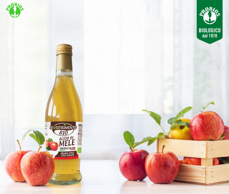 Giấm táo hữu cơ 500ml IL Nutrimento Organic Apple Cider Vinegar