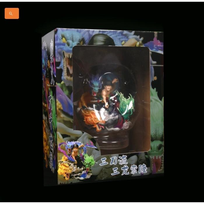 Mô hình Zoro rồng 3 đầu One piece vua hải tặc 18cm