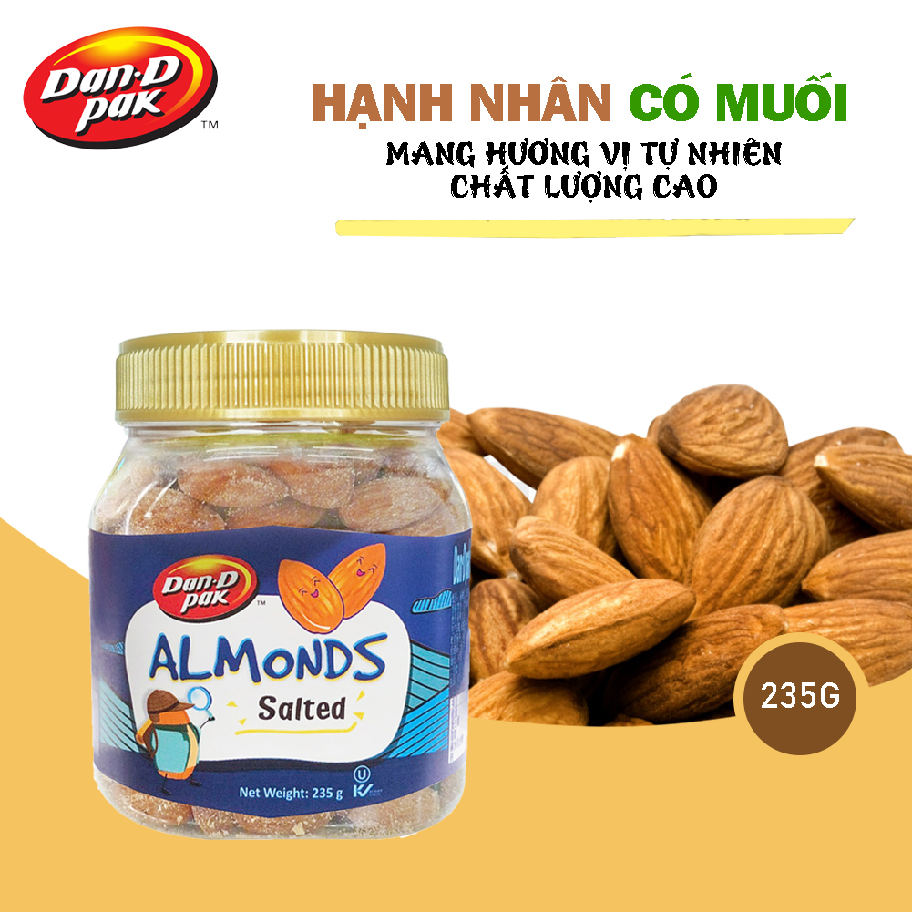 [Quà tết] Hộp 5 Hũ Hạt Thập Cẩm Hạt &amp; Trái Cây, Hạt Dẻ Cười , Điều không muối, TC Premium mix, Nho đỏ Dan-D Pak