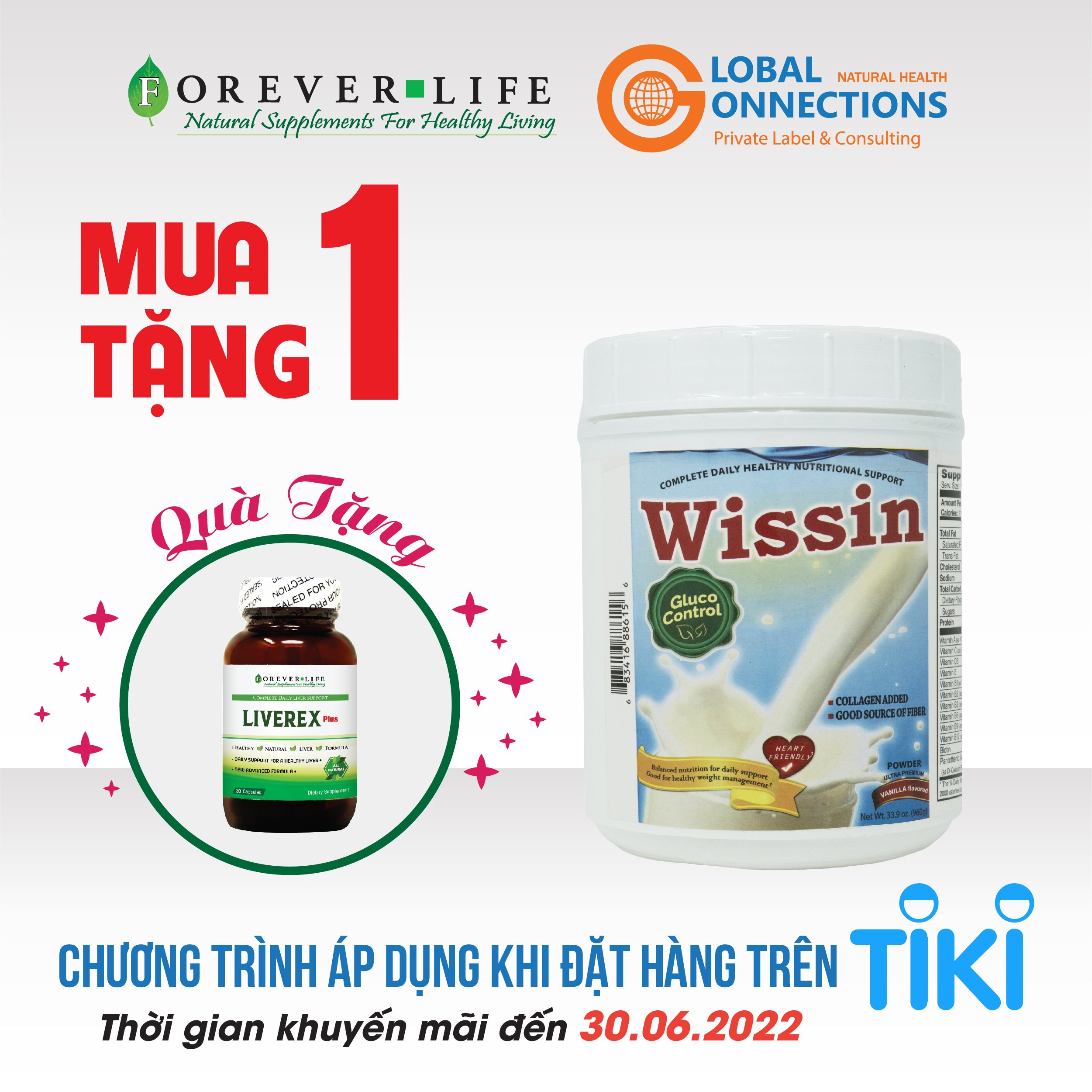 Sữa Wissin Không Đường (960g)