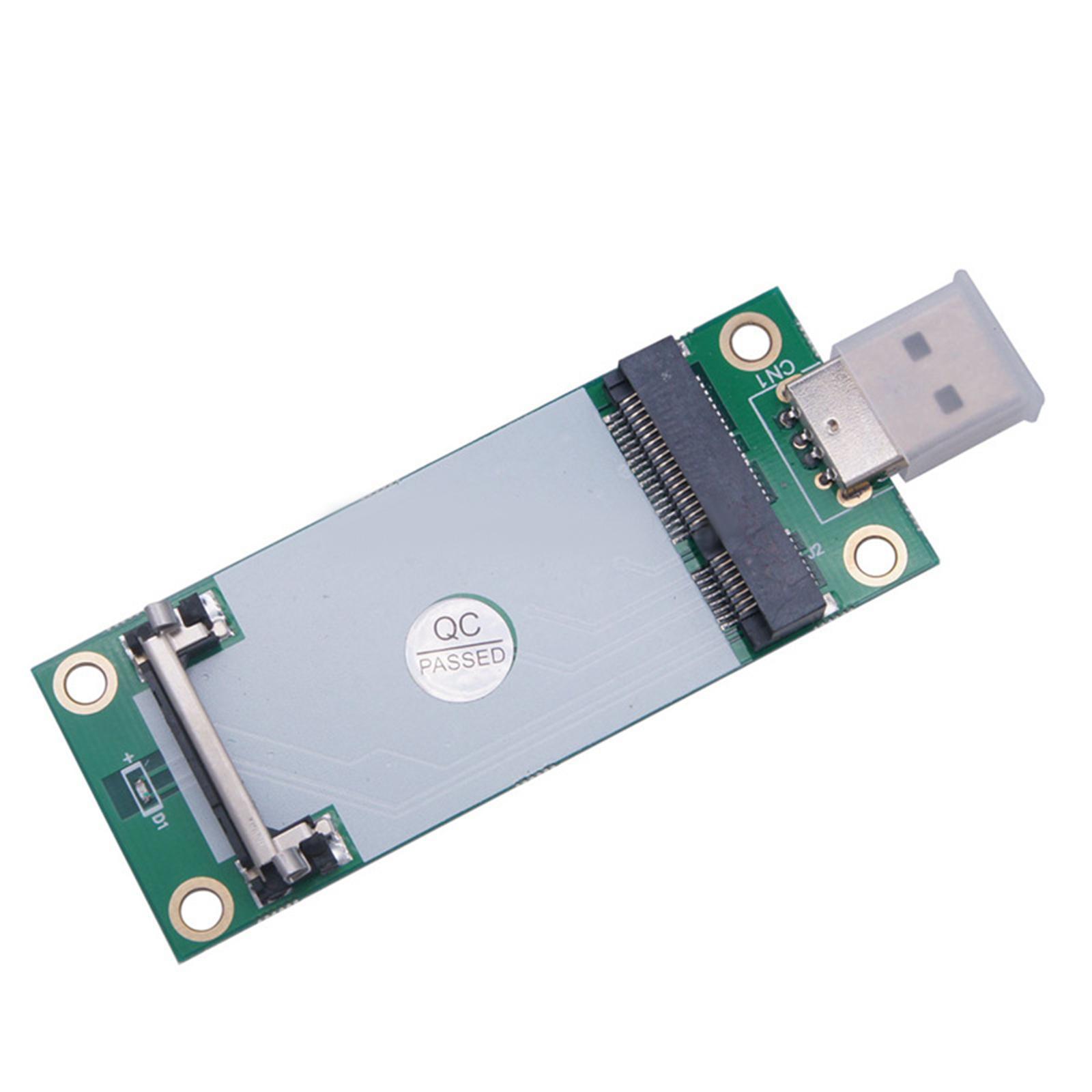 Industrial Mini -E to USB Adapter, Conversion Expansion Card Slot Riser Card Notebook Connector Converter