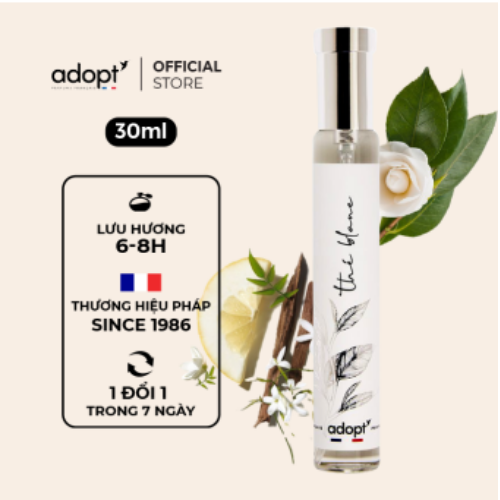 Nước Hoa Nữ Adopt The Blanc 30ML Hương Hoa Tươi Mát, Thanh Lịch Tặng Kèm Băng Đô Thời Trang