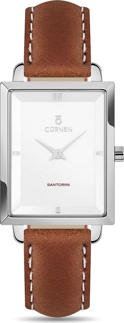 Đồng hồ nữ Dây Da Curnon Santorini Athena (30x24mm) Mặt Chữ Nhật