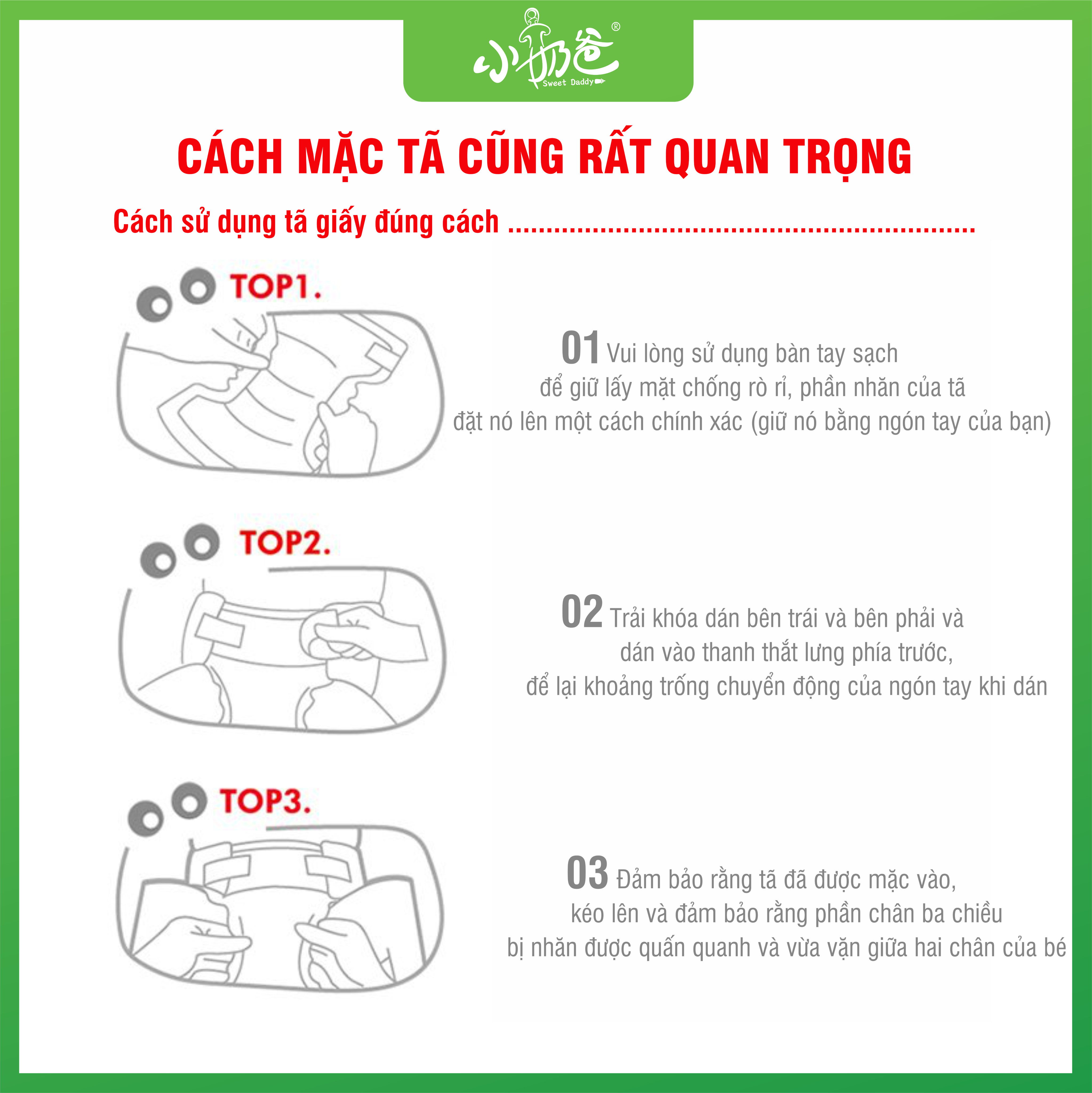 Tã dán Sweet Daddy ECONOMIC chính hãng cao cấp - Size S52/M46/L42/XL38/XXL36