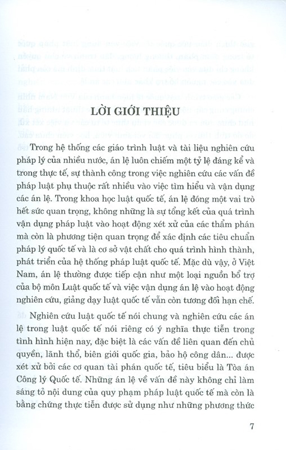 Phán Quyết Điển Hình Của Cơ Quan Tài Phán Quốc Tế – Tóm Tắt Và Bình Luận