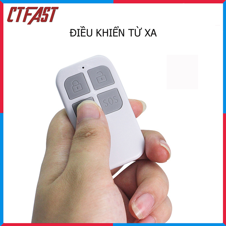 Remote , Điều Khiển Từ Xa Chuông Báo Động Chống Trộm, Chuông Báo Khách Mở Cửa Đa Chức Năng CTFAST MC - 02, Báo Động Nhiều Chế Độ : Chống Trộm Xâm Nhập , Báo Chuông Cửa..