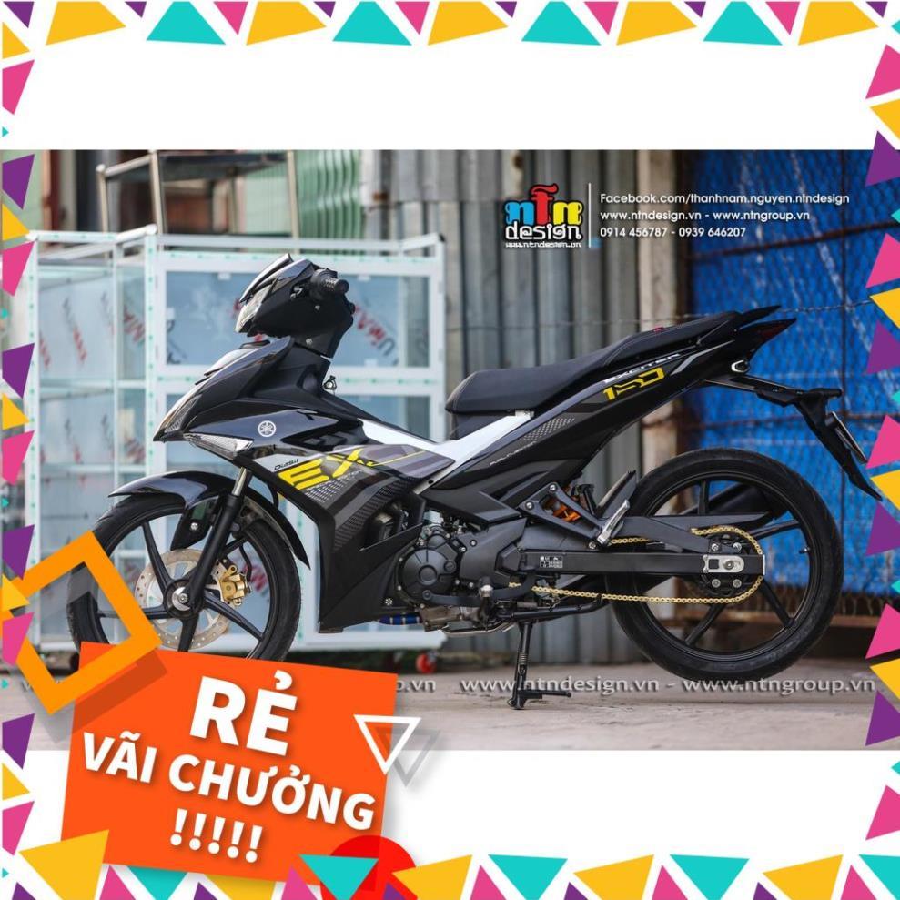 Tem Rời Exciter 150 Mẫu Zin 2021 Đen Xám Vàng