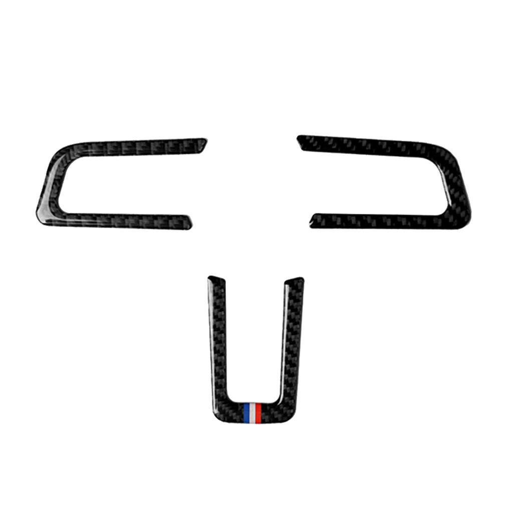 For 2015 17 Car Decoration Steering Wheel Covers Trim Sticker