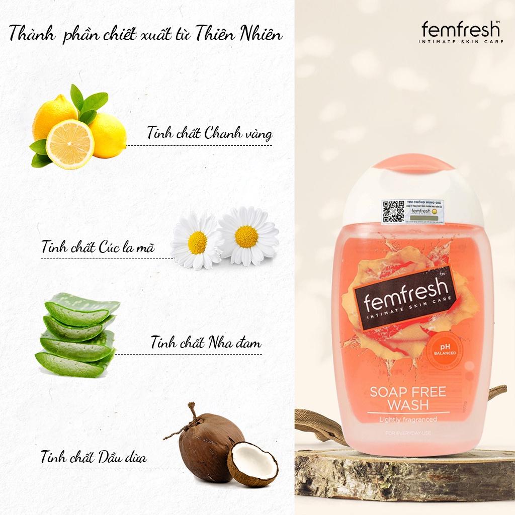 2 Chai Dung Dịch Vệ Sinh Phụ Nữ Femfresh Soothing Wash 250ml & Femfresh Daily Intimate Wash 150ml