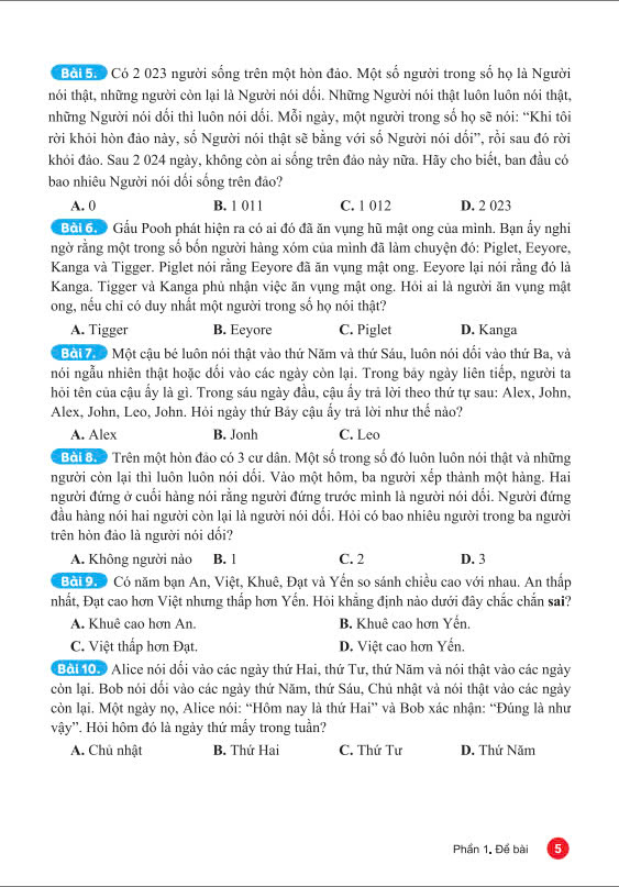 Sách - Tuyển Chọn Các Bài Toán Đố Nâng Cao 5 - Dùng chung cho các bộ SGK hiện hành - ndbooks