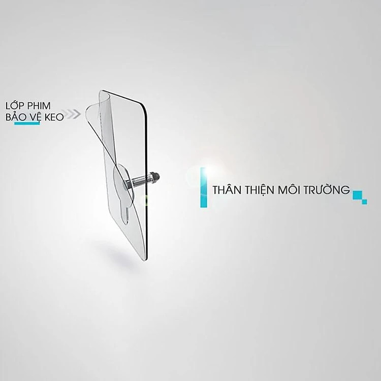 Miếng dán thanh chắn giường, Vít dán tường treo đồ không cần khoan đục, chịu tải cao, chắc chắn và tiện lợi