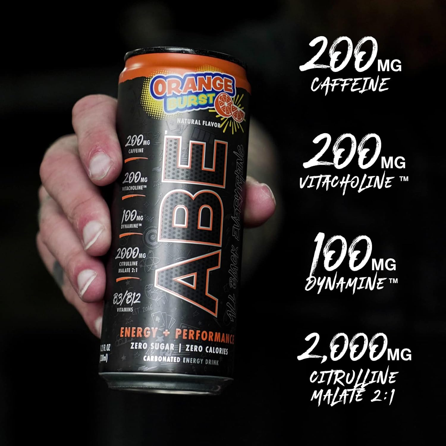 Applied Nutrition ABE Lon Pre-Workout Dạng Nước (330ml) Hỗ Trợ Tăng Sức Mạnh Sức Bền, Tập Trung Trước Tập | Nhập Khẩu Anh