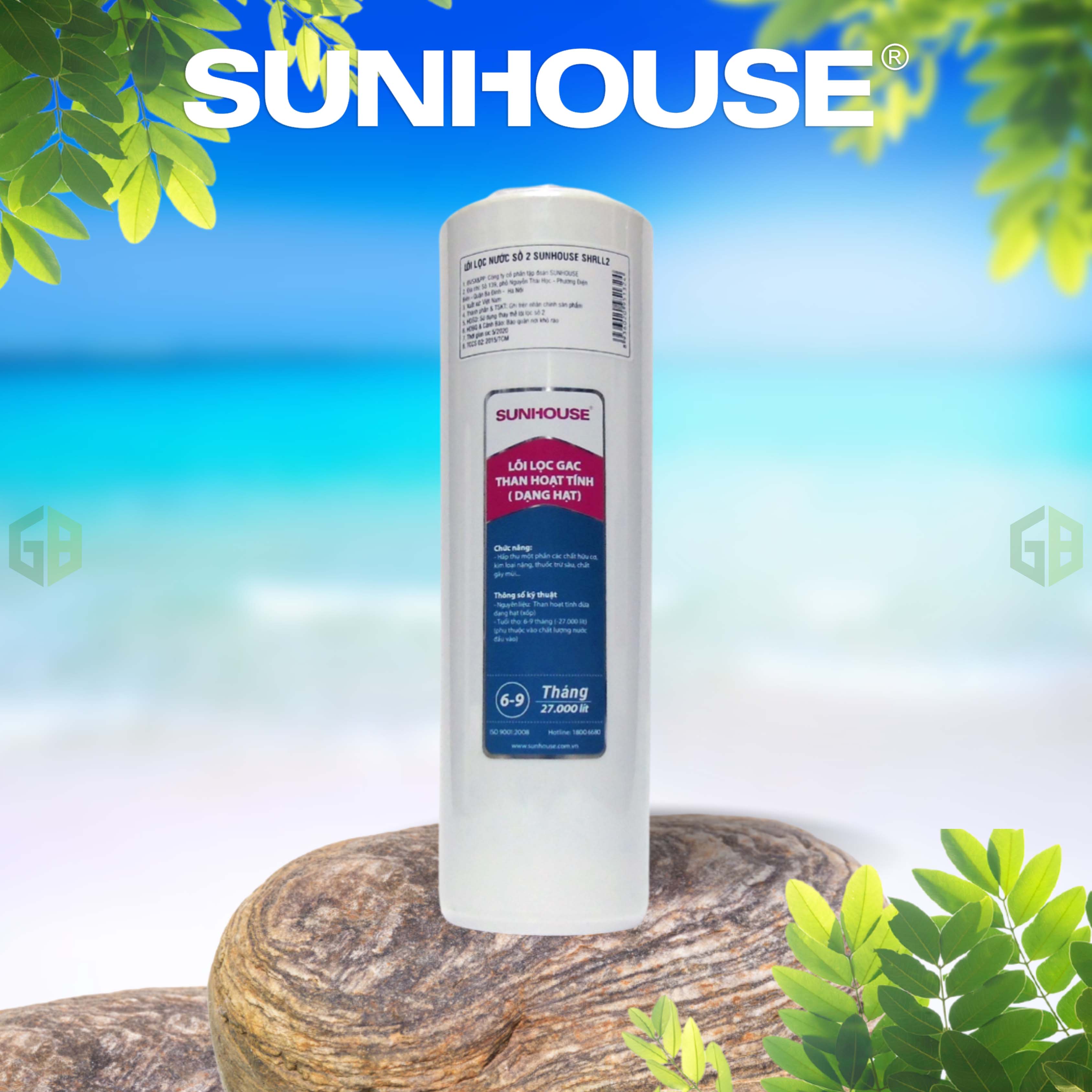 Lõi Lọc Nước Sunhouse Số 2 SHRLL2 - Hàng chính hãng