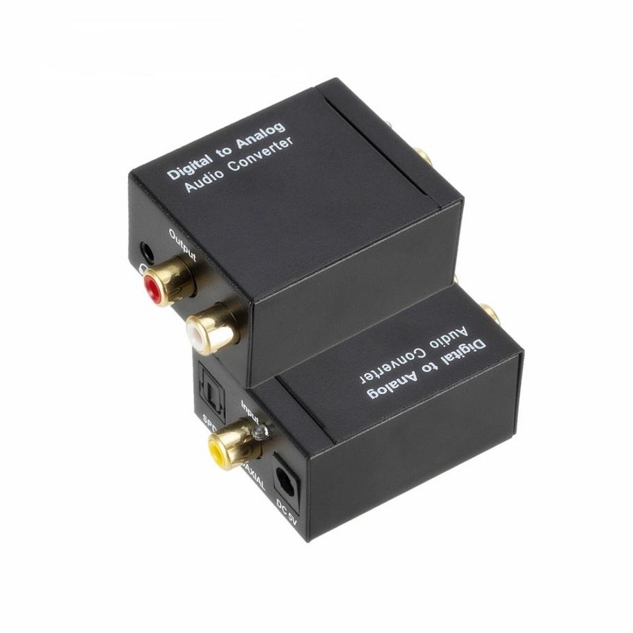 PZZPSS Sợi kỹ thuật số chuyển đổi âm thanh tương tự với đầu ra AUX 3,5mm RCA L/R SPDIF Bộ khuếch đại bộ khuếch đại DAC