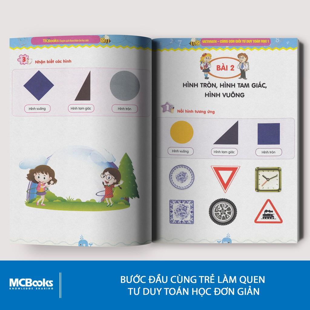 Vietmath Cùng con giỏi tư duy toán học tập 1 - Bản Quyền