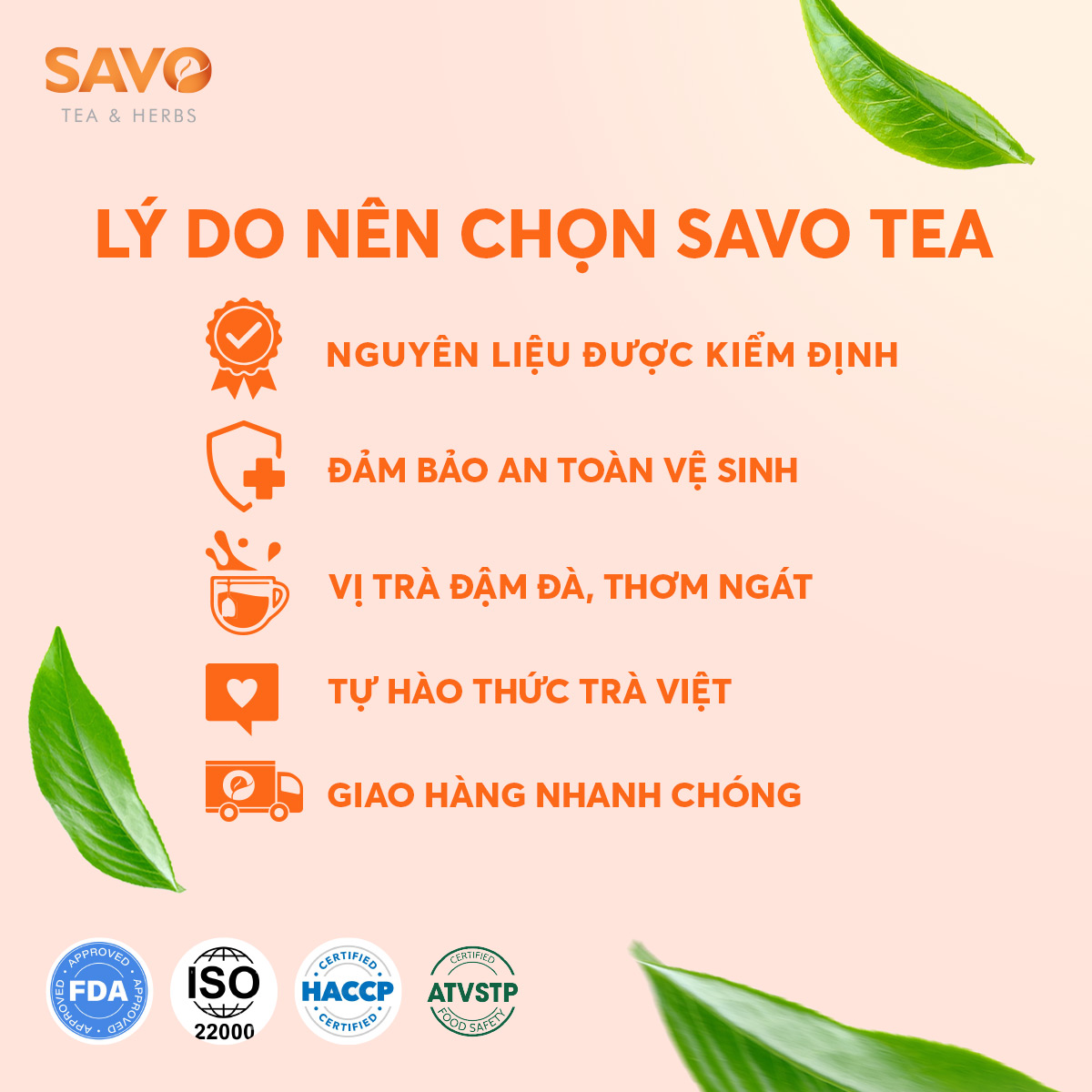 Trà Ô Long Rang SAVO Oolong Tea ( Roasted Oolong Tea) - Hộp 25 túi lọc x 2g