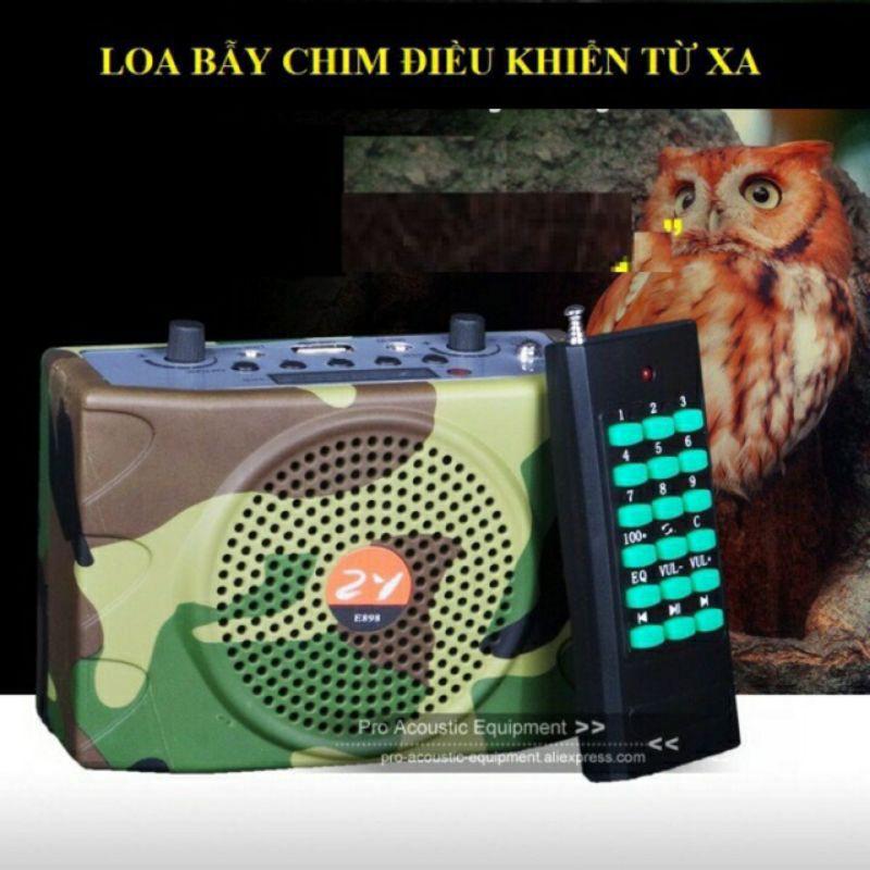 loa bẫy chim điều khiển từ xa