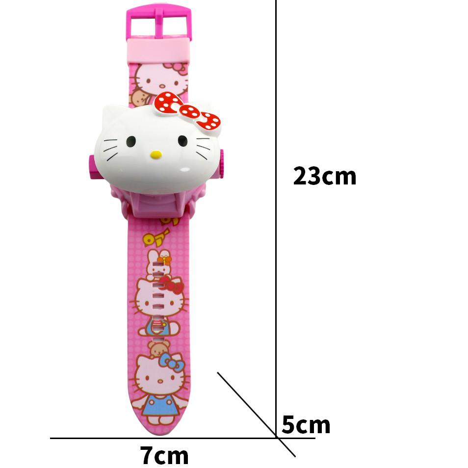 Đồng hồ điện tử đeo tay chiếu 24 hình 3D Projector Watch cô chuột Minnie Mouse