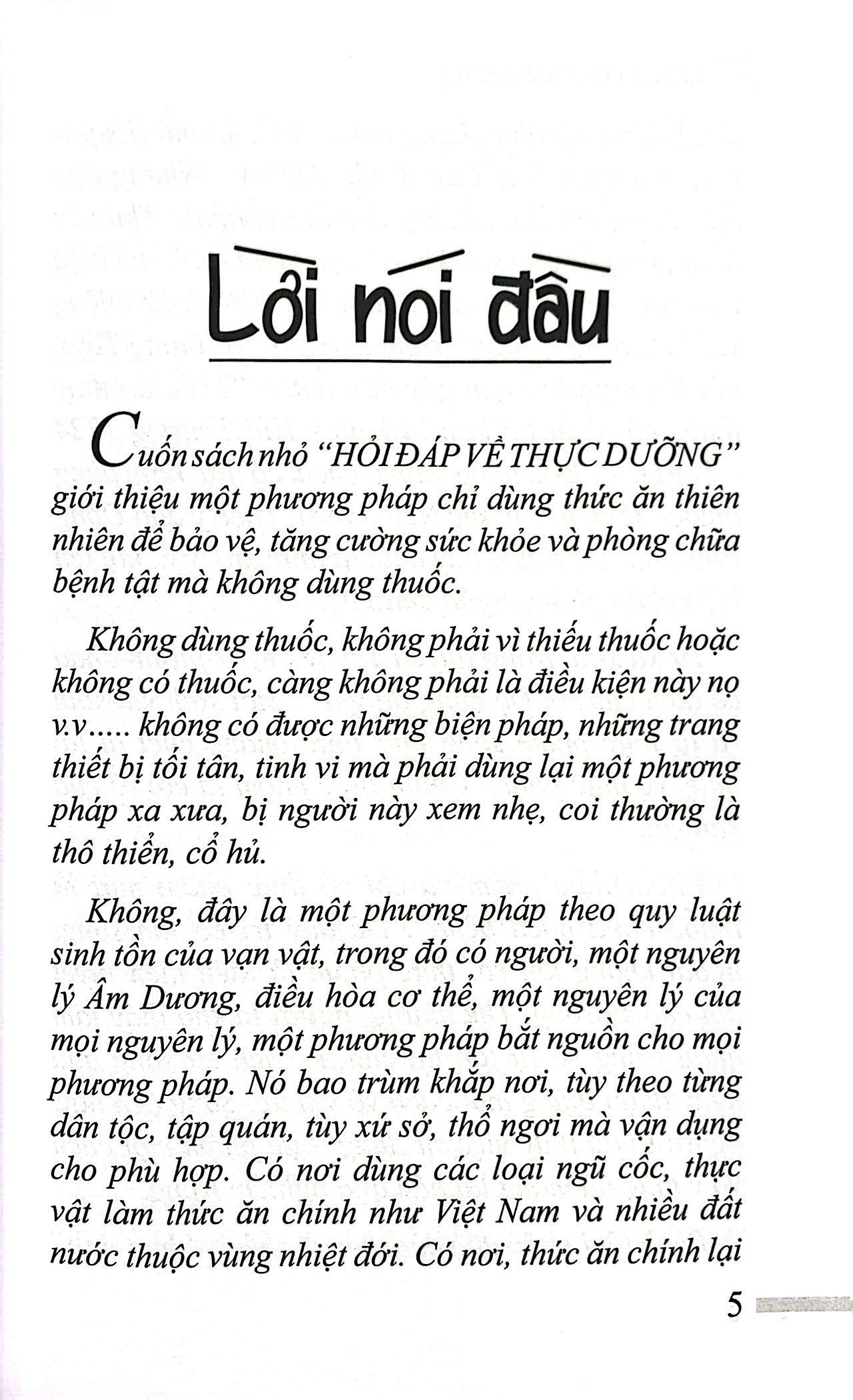 Sách - Hỏi Đáp Về Thực Dưỡng - Ăn Uống Hợp Lý Để Phòng Và Điều Trị Bệnh