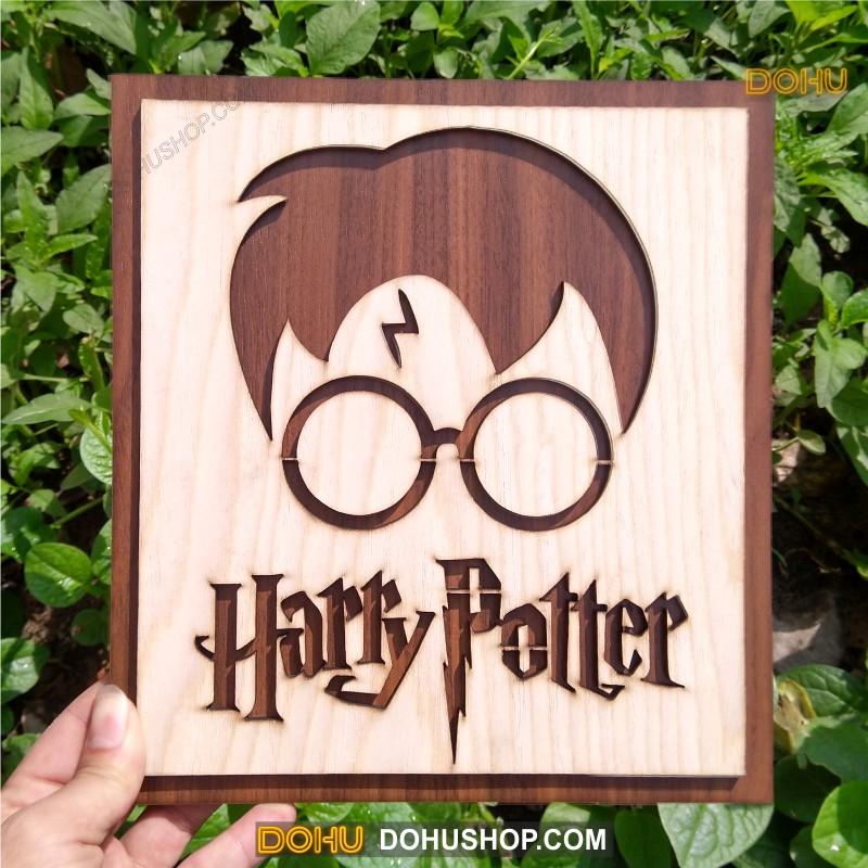 Tranh Gỗ Treo Tường Handmade DOHU003: Harry Potter - Thiết Kế Đơn Giản, Độc Đáo, Sang Trọng