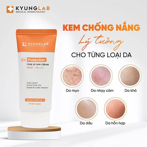 Kem chống nắng nâng tone Kyung Lab UV Protection Tone Up Sun Cream - 50ml