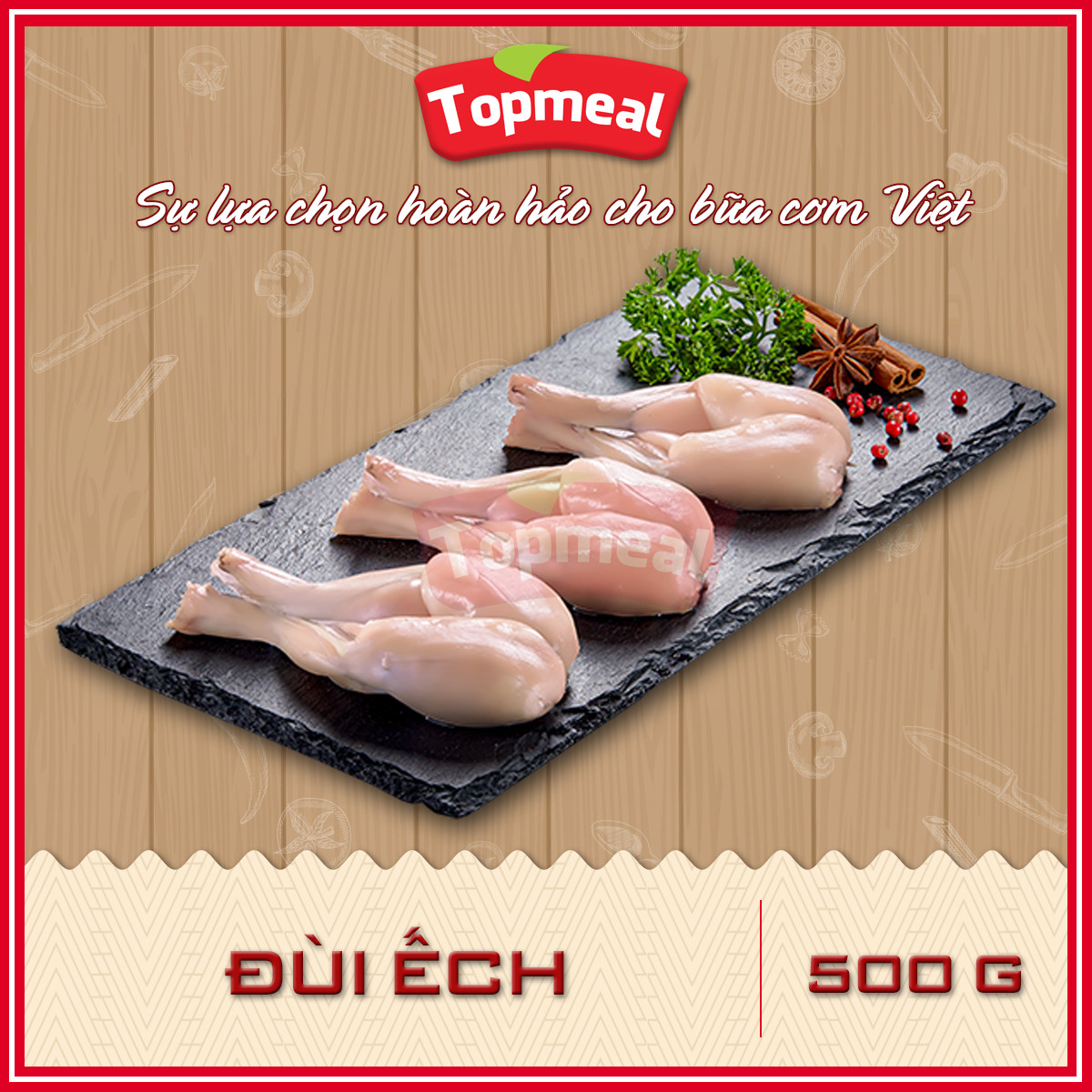 HCM - Đùi ếch - Thích hợp với các món chiên, xào, kho, lẩu, cari,... -