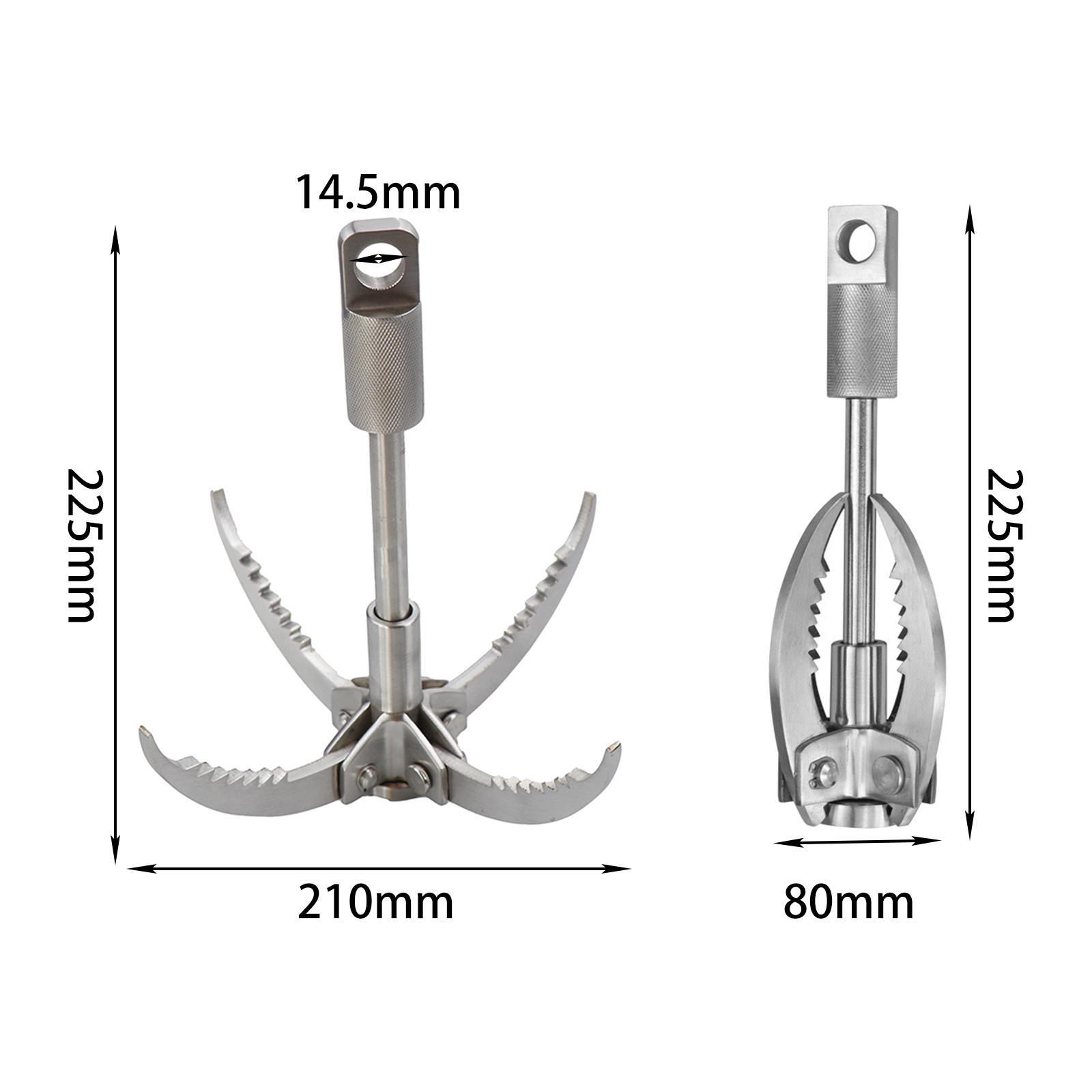 Grappling Hook, Durable Outdoor Multifunctional Climbing Hook for Survival Hiking